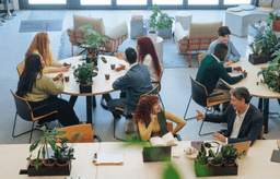 Team collaboration in office